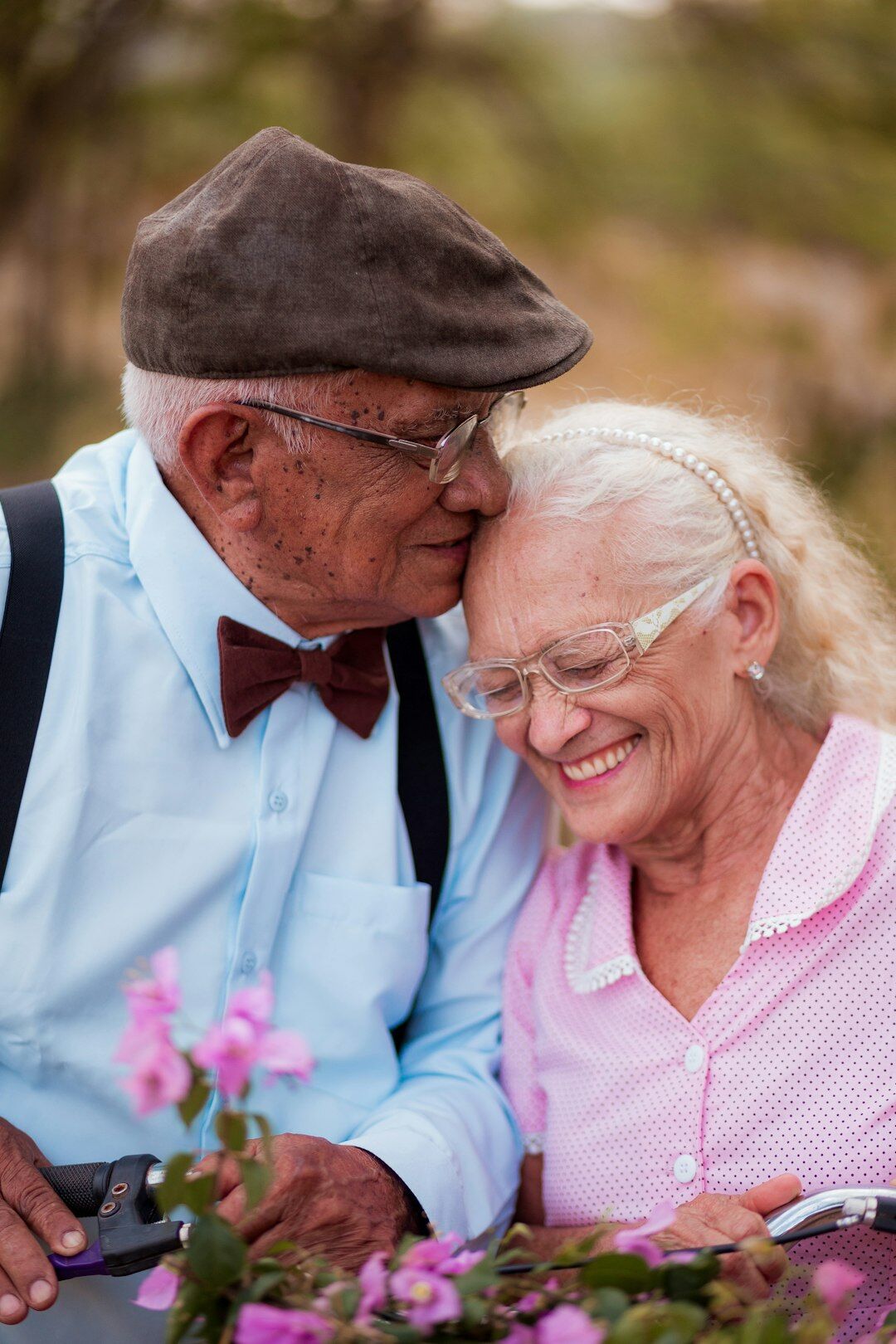 seniors gardening together